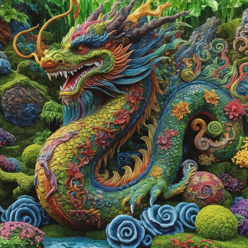 Dragon Image Generated by AI