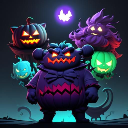 Catstein Monster: Buster the Cat in Anime Style