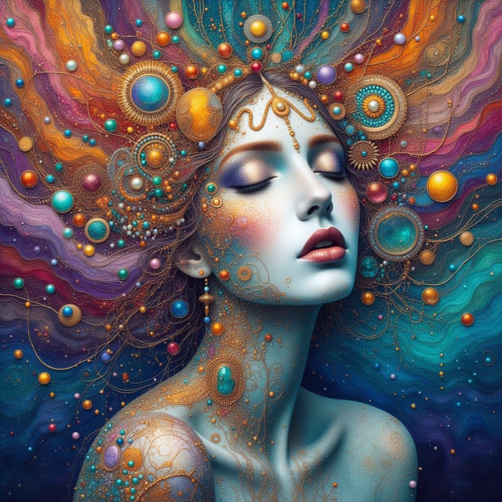 Multi-Dimensional Archons in Gouache Style