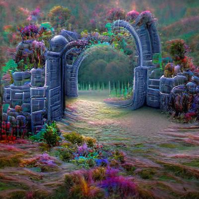 Fantasy World Gate in 8K Resolution