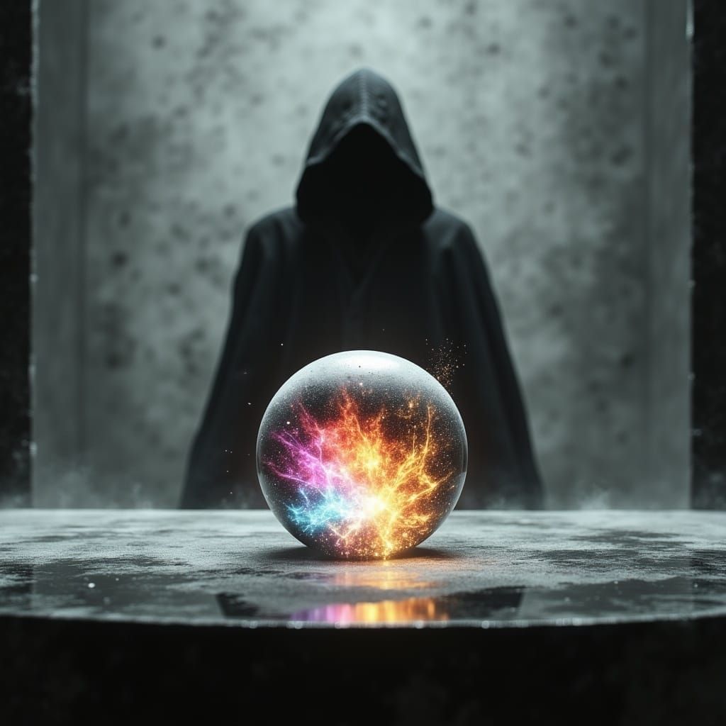 Spectral Magic Orb Radiates Aura of Enchantment