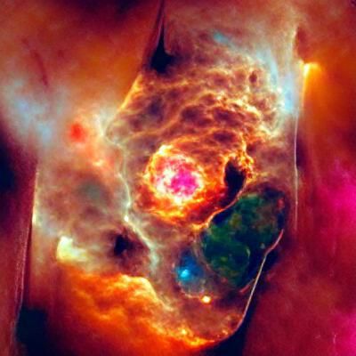 Nebula's Embrace: A Star is Born