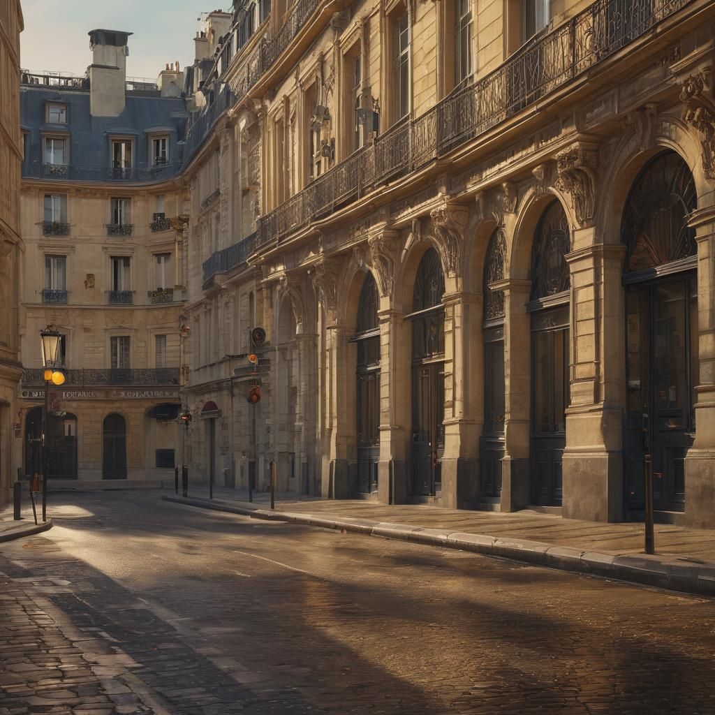 Paris Police Judiciare Building: Epic Digital Painting