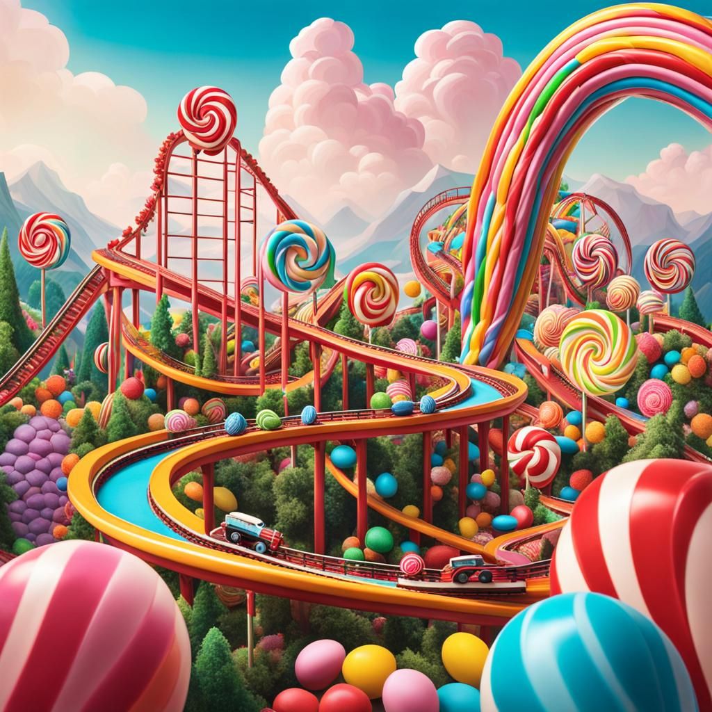 Candy Land Rollercoaster Adventure