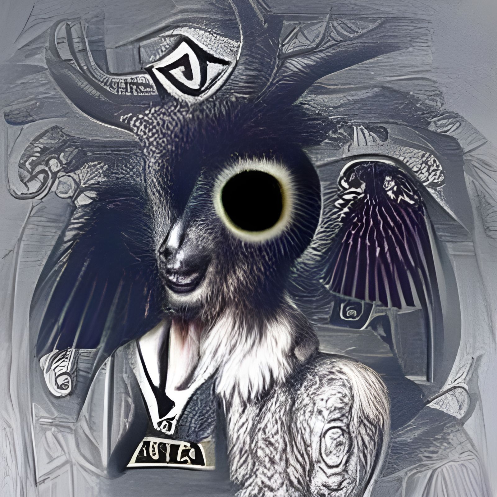 Ars Goetia Inspired Symbolic Illustration