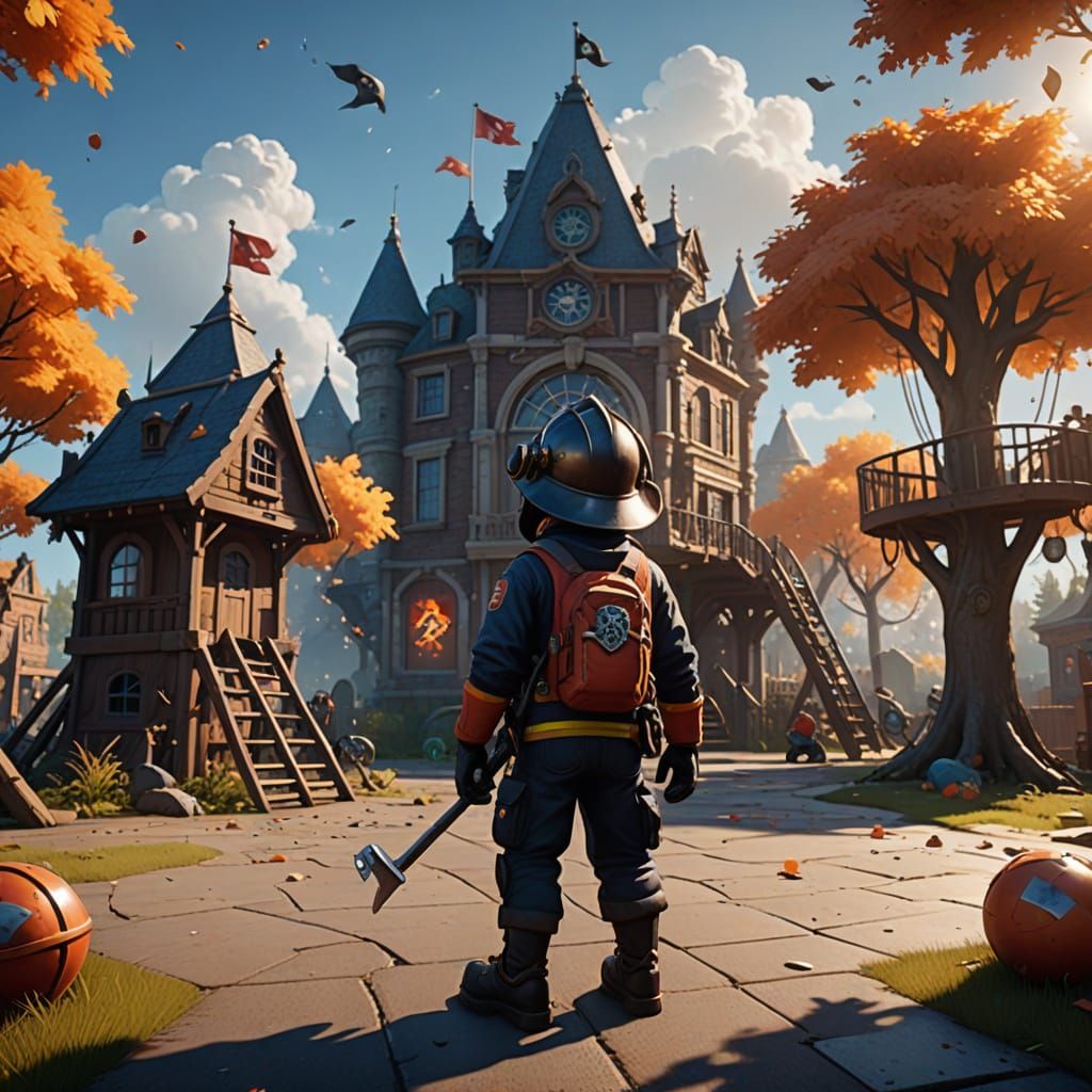 Whimsical School Playground Transforms into Fantasy Wonderla...