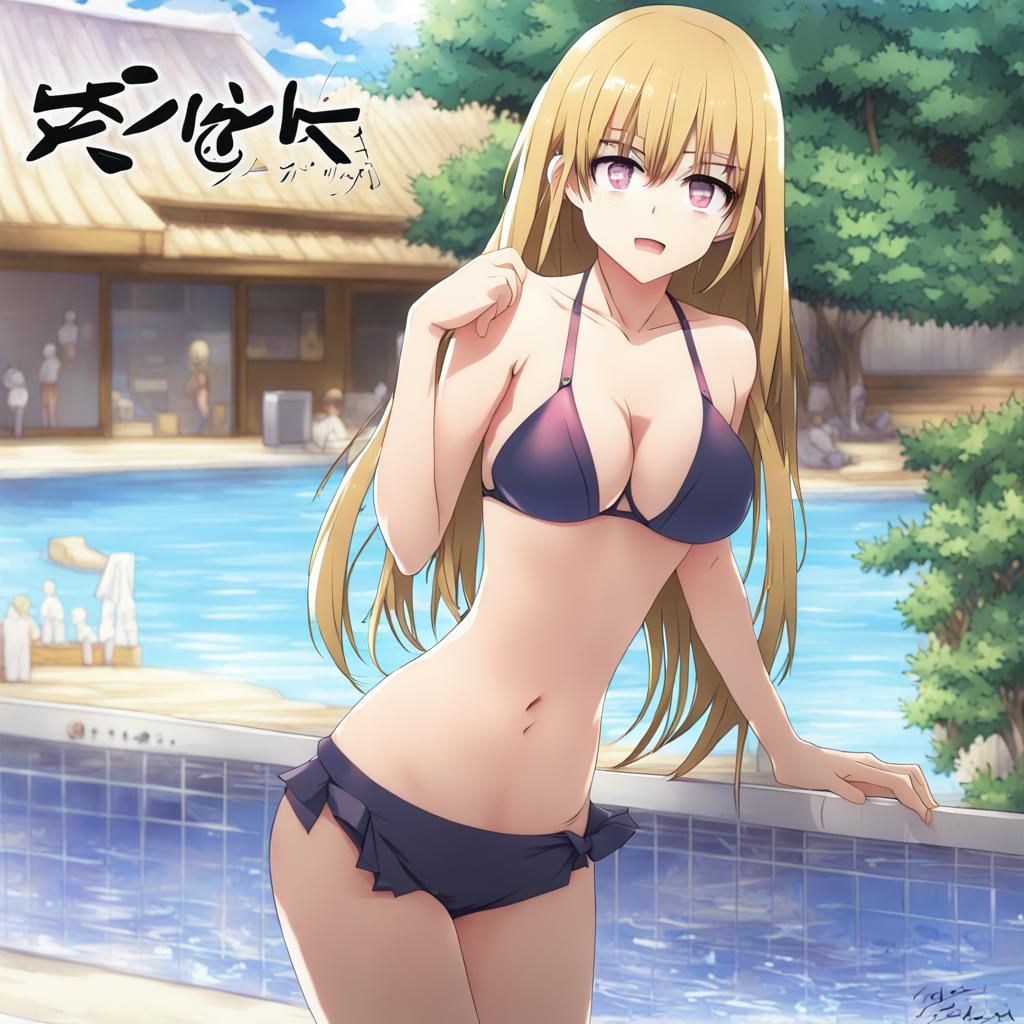 Anime Style Bikini Art