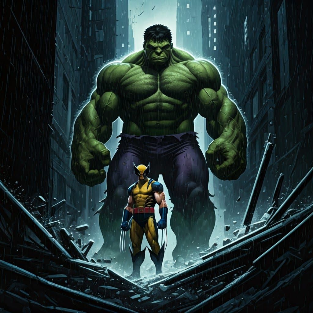 Hulk's Ambush: Wolverine on High Alert