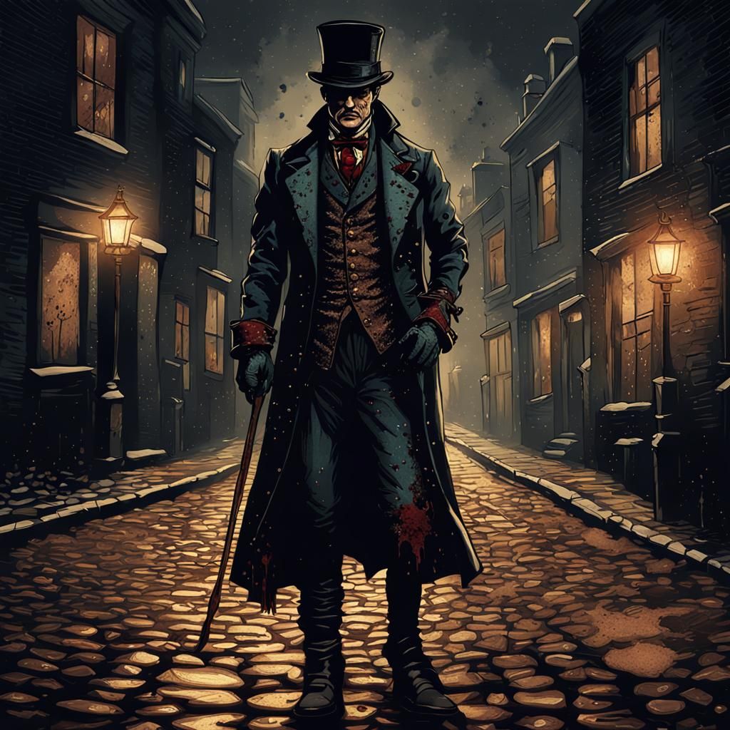 Victorian Jack the Ripper Cinematic Portrait