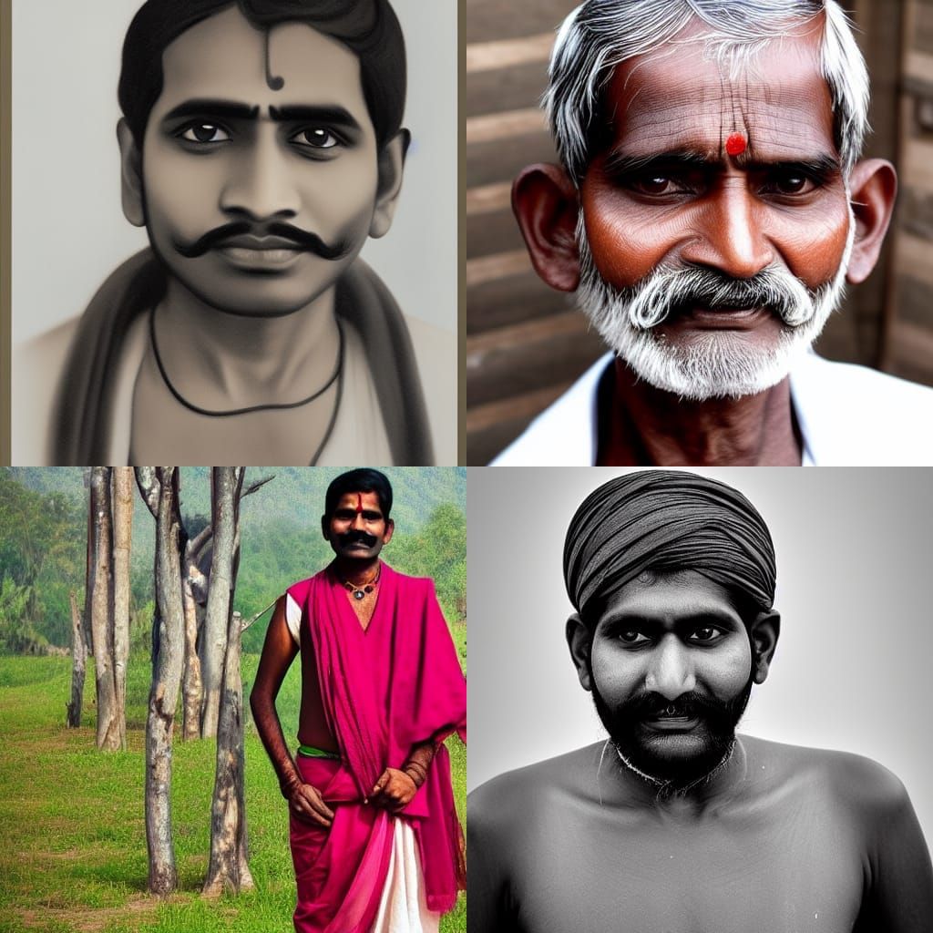Portrait of an Indian Man