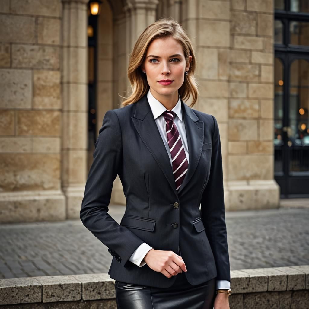 Classy British Woman in Business Portrait