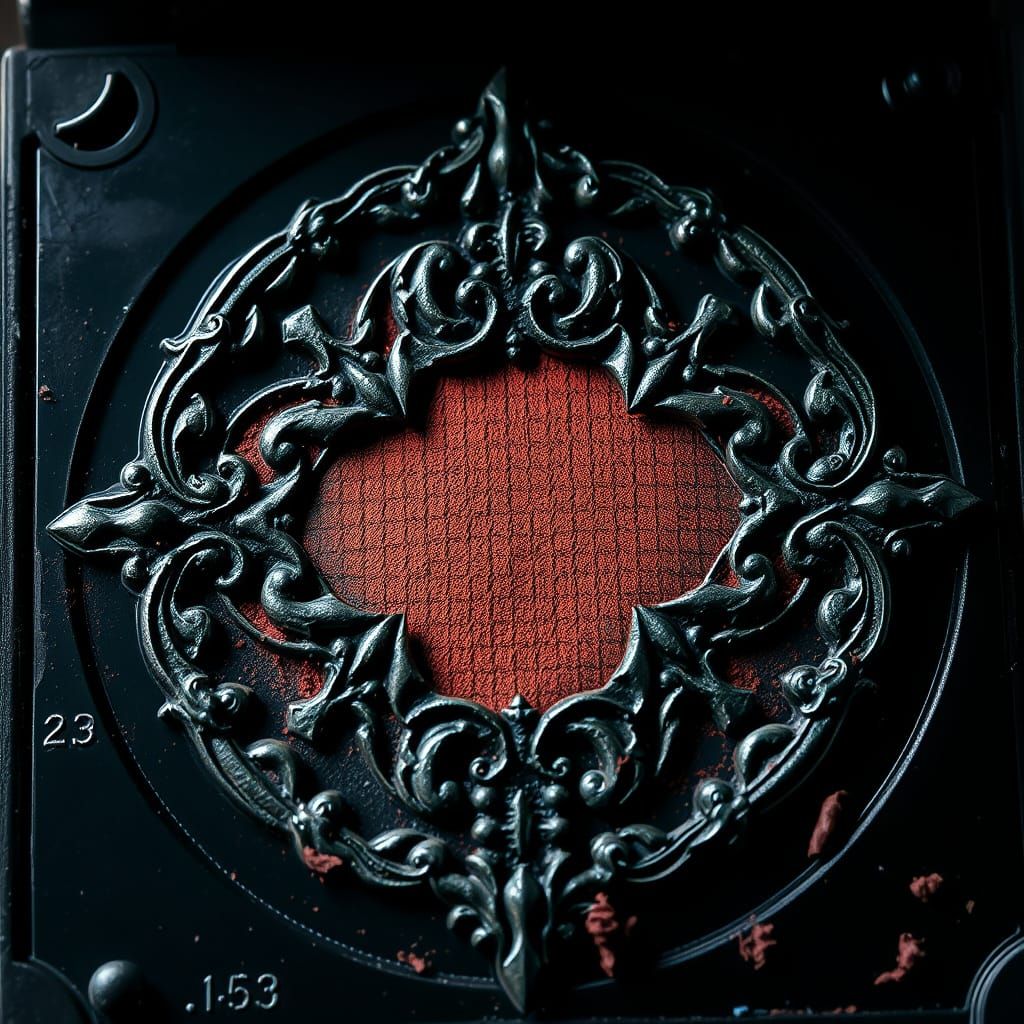 Gothic Eye Shadow Pallet in Hyperrealistic HDR