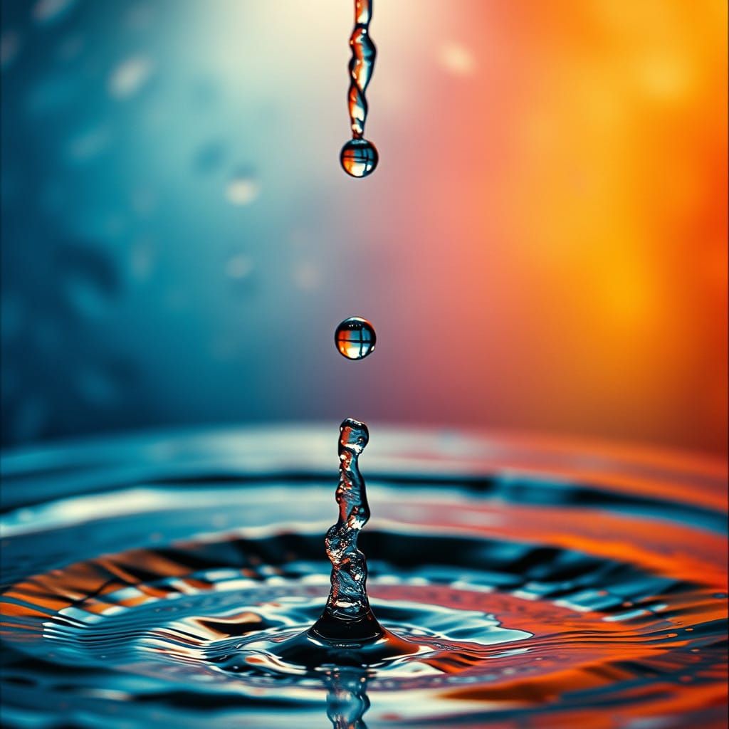 Vibrant Awakening in Swirling Colors