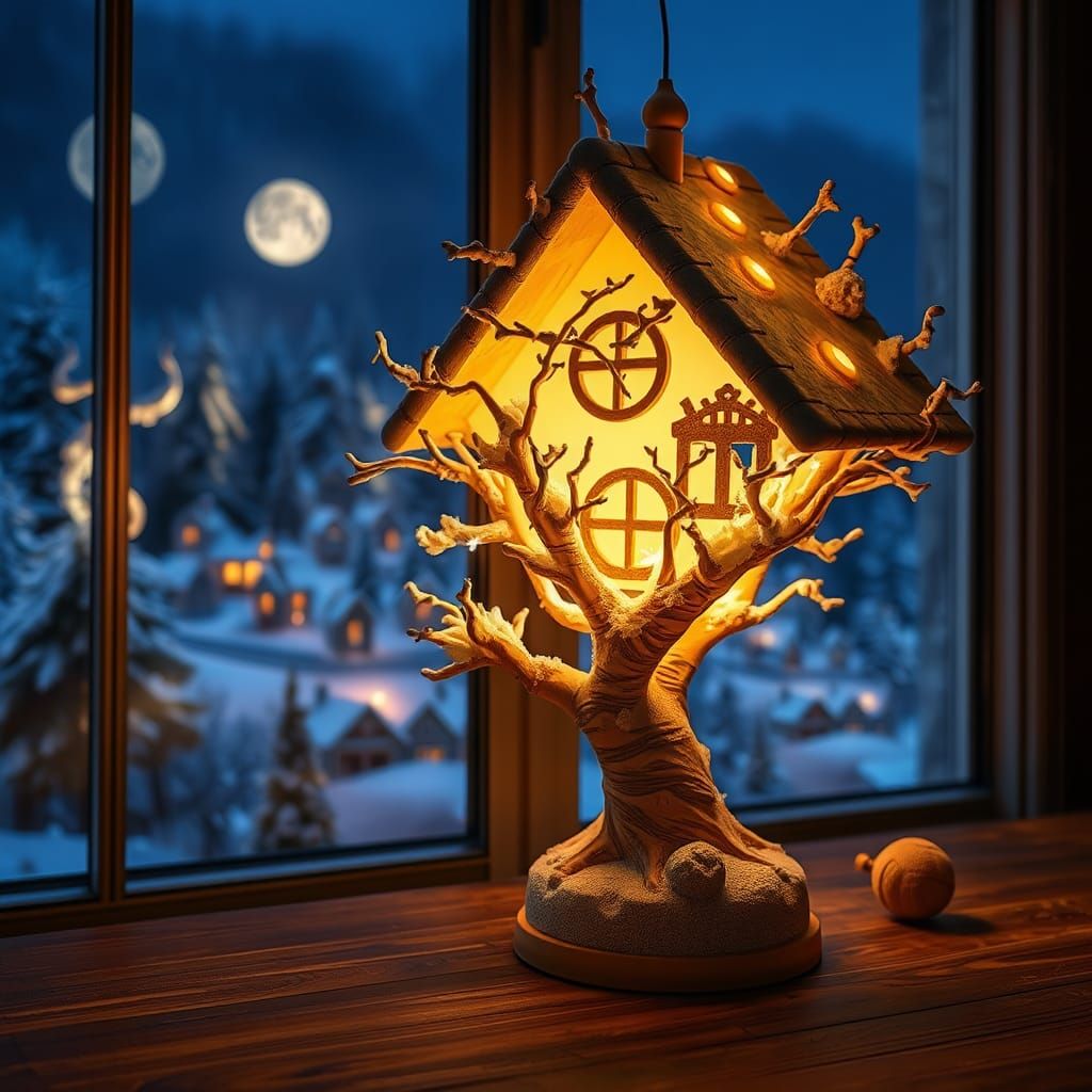 Treehouse lamp