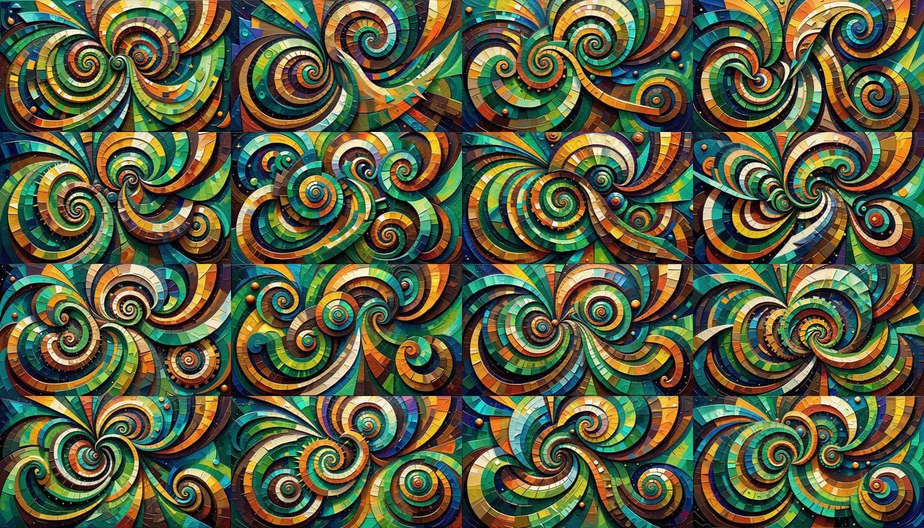 Steampunk Maelstroms in Deep 3D: A Cosmic Illustration