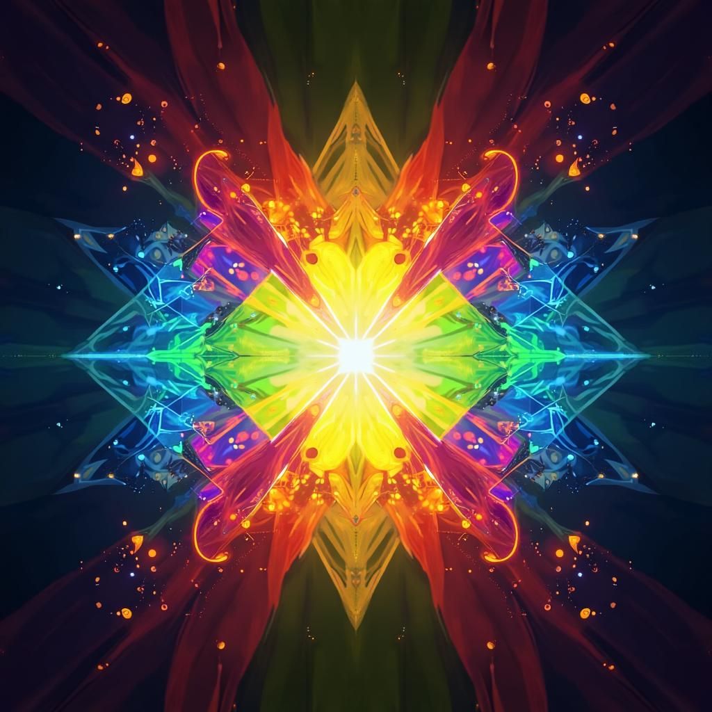 Geometric Shapes in Bauhaus Pop Art Style