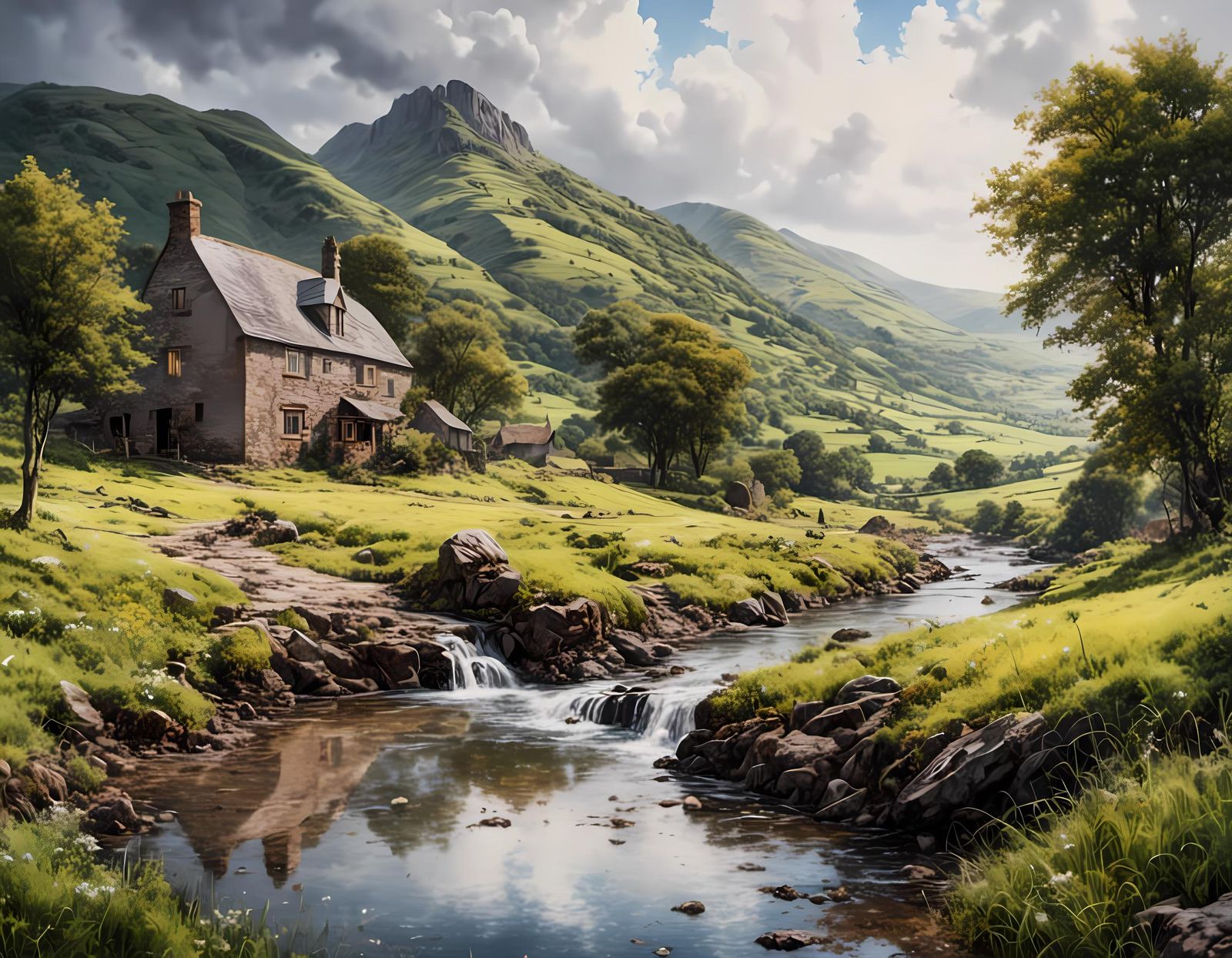 Stunning Photorealistic Welsh Countryside Beauty