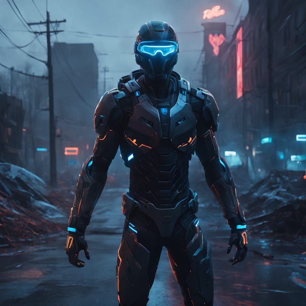 Ethereal NBA Star in Vibrant Bioluminescent Glow