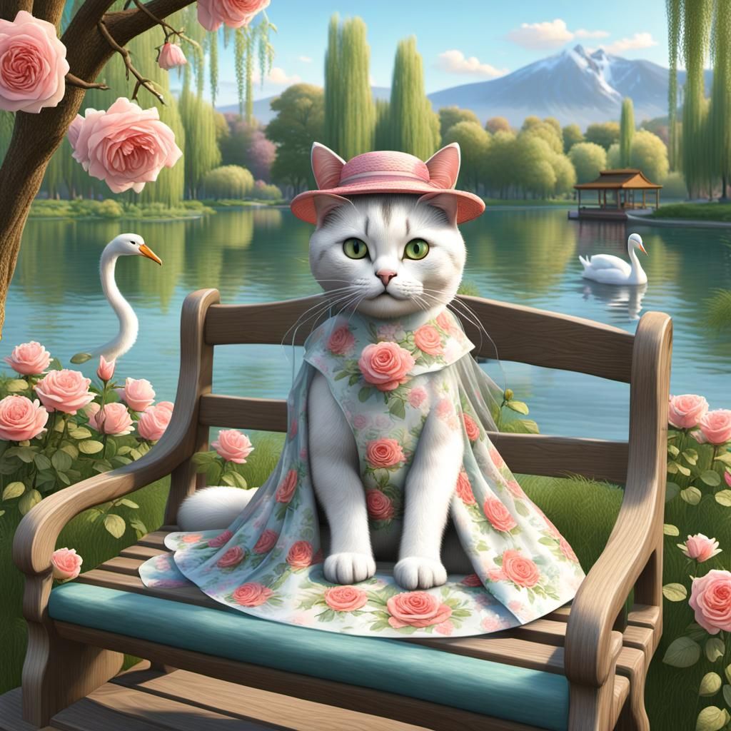 Rosa Rosella die Katzenlady.