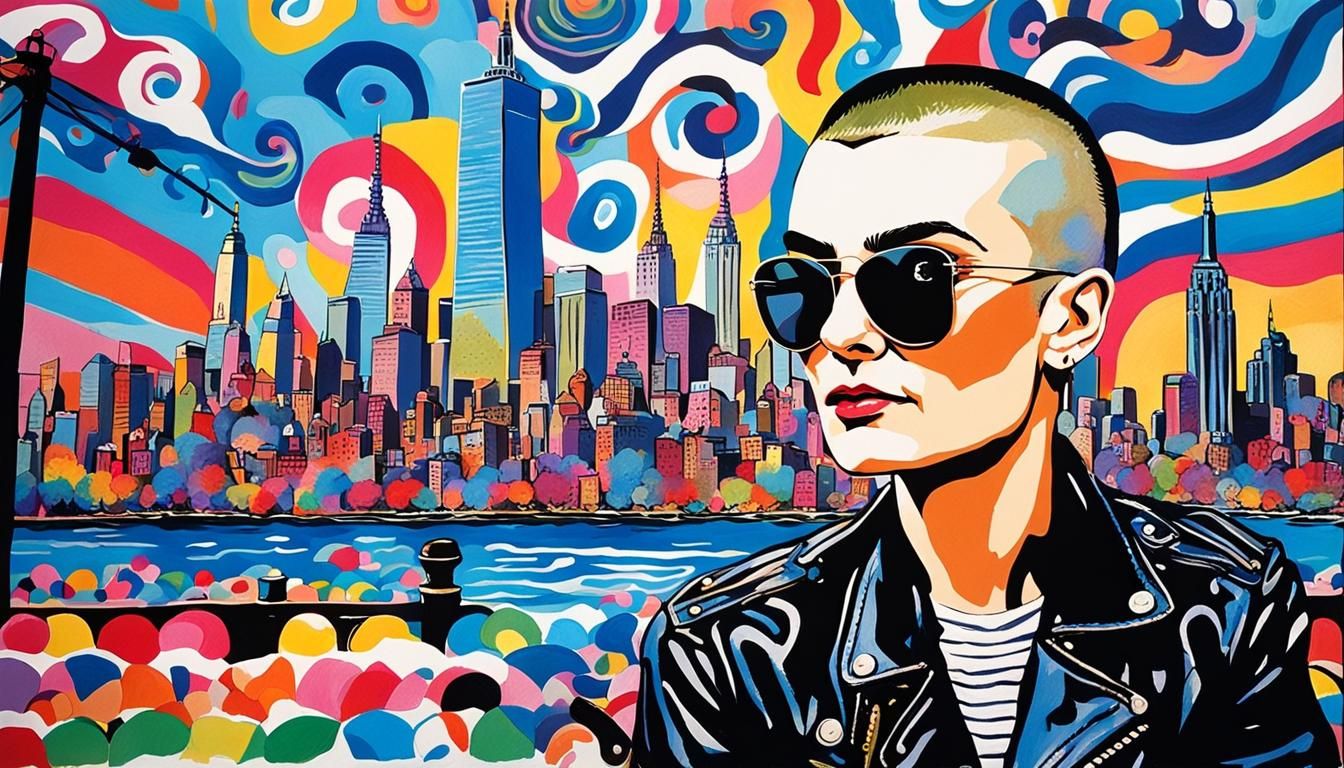 Sinead O'Connor at CBGB's in Matisse Style