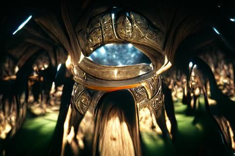 Futuristic Lord of the Rings Space Haven