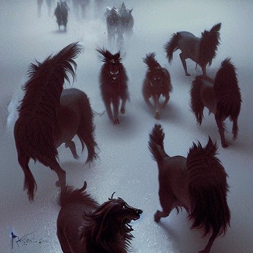 Sinister Shelties Running
