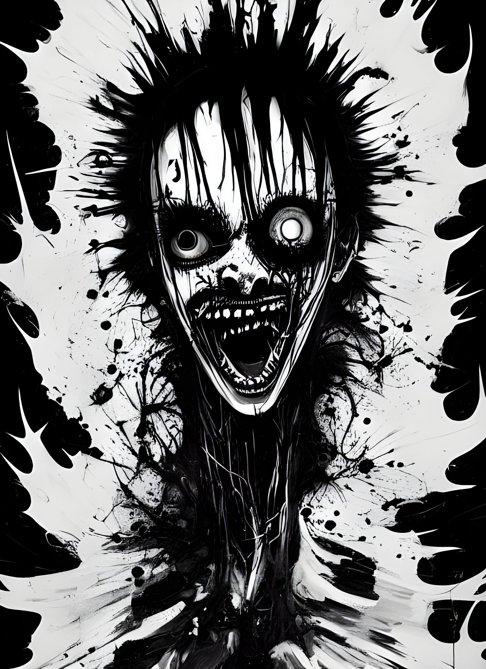 Terrifying Madness and Nightmares in Horror Style