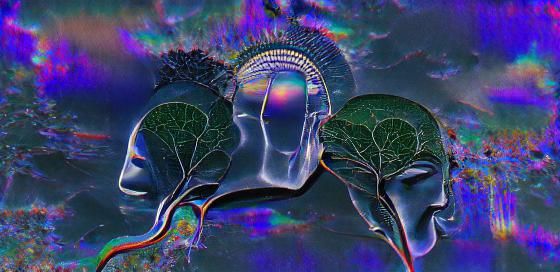 Abstract Visualization of the Conscious Mind