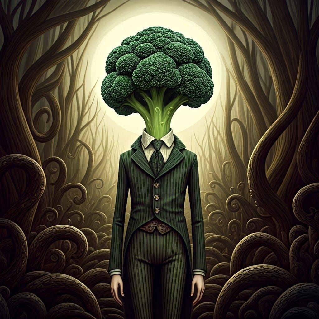 Ethereal Gentleman of Whimsy and Earthy Twilight