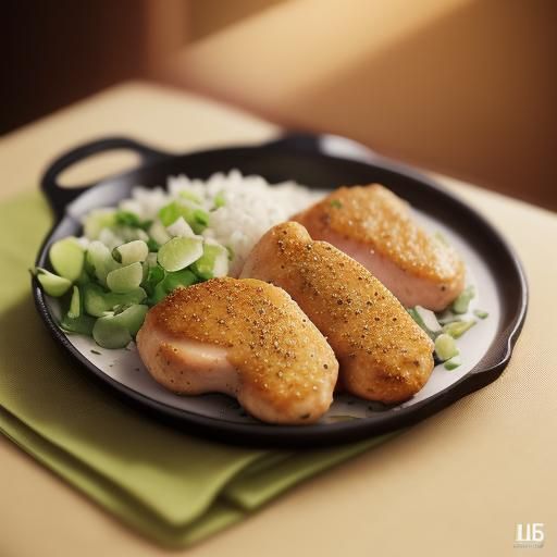 Delicious Chicken Chops in Professional Photography Style