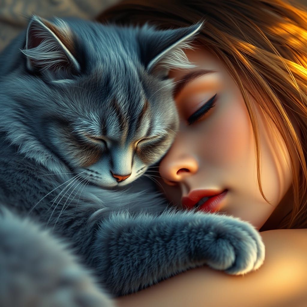 Tender Slumber in Persian Blue