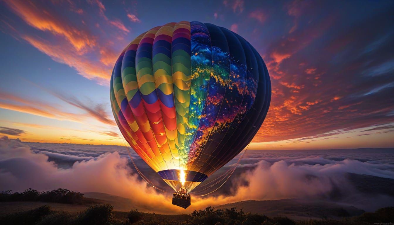 Dazzling Cosmic Hot Air Balloon Rises with Supernovae Eyes