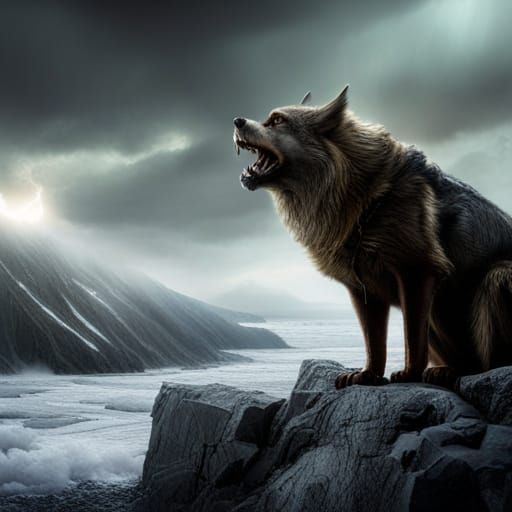 Epic Showdown: Fenrir Confronts Thor
