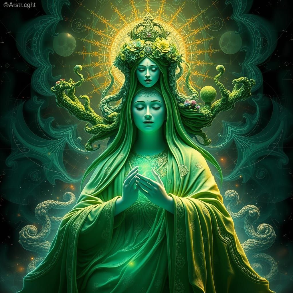 Mother Earth in Lush Infinity Effect