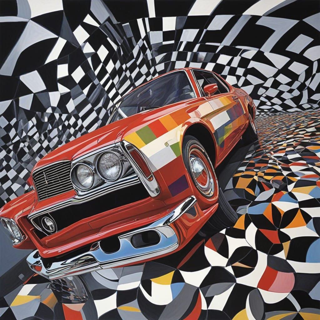 2 years ago - SDXL couldn't make a symmetrical car. Derived from a 2 year-old Prompt and SI