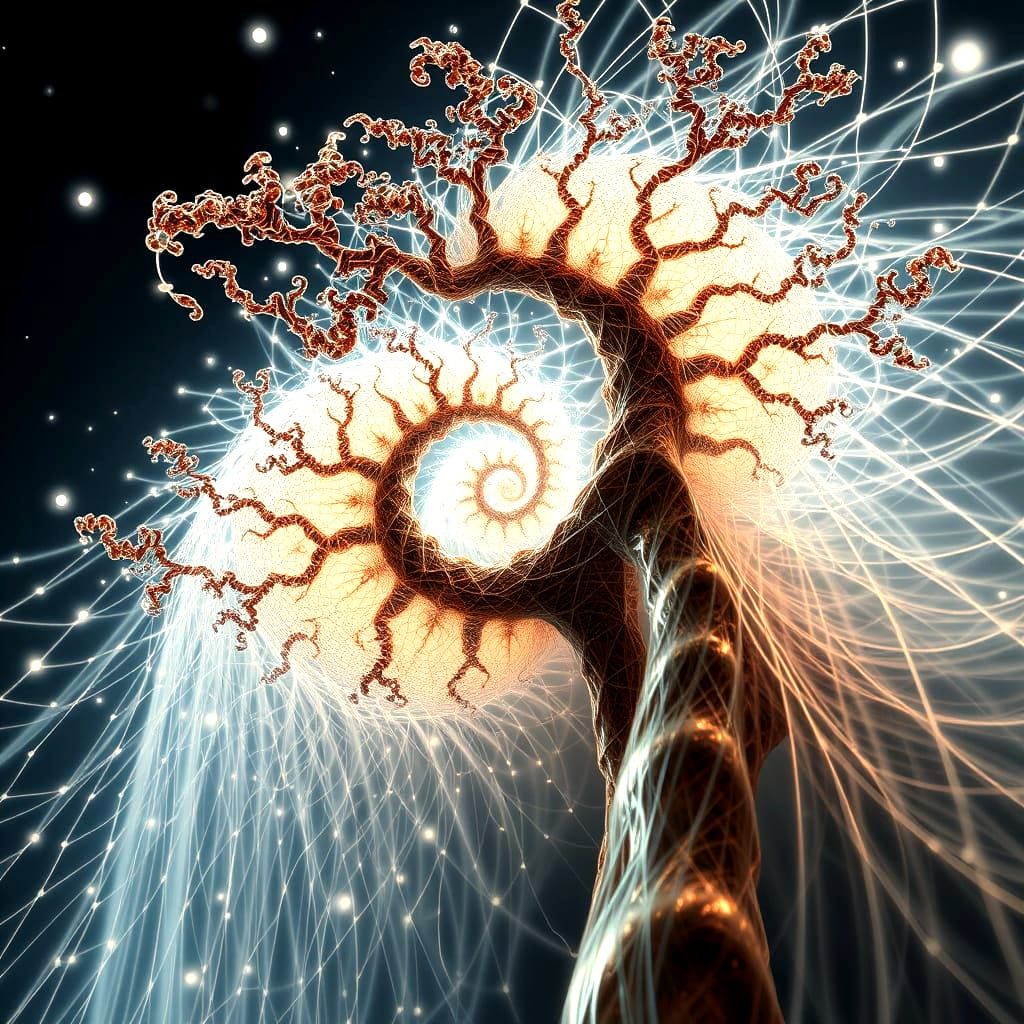 Ethereal Ligamorphous Fractal Art Masterpiece