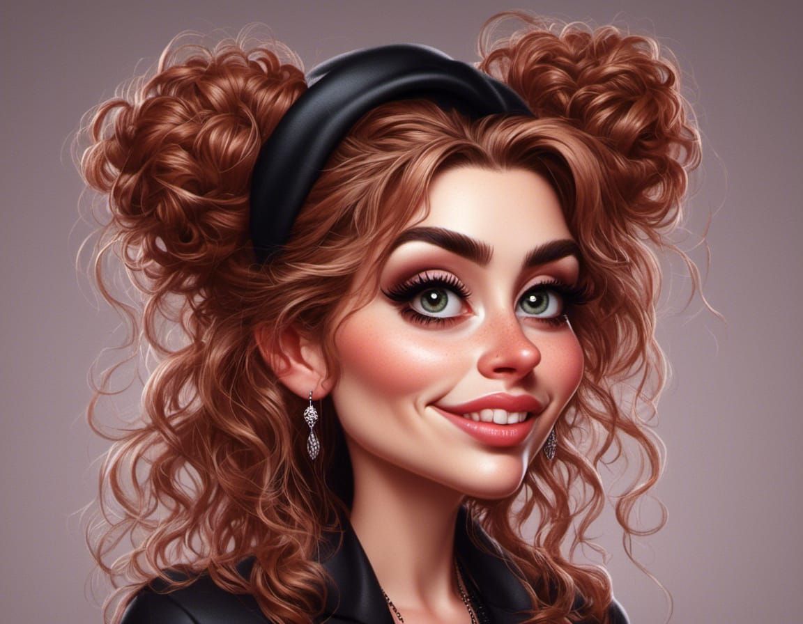 cartoon cutie redhead