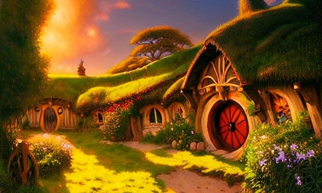 Golden Hour in Hobbiton