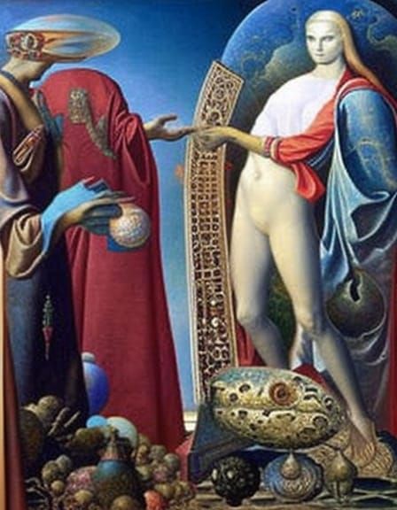 Otto Rapp's Inner Life: A Gothic Oil Painting