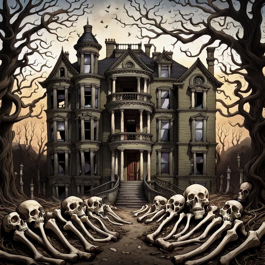 Mansion made of bones