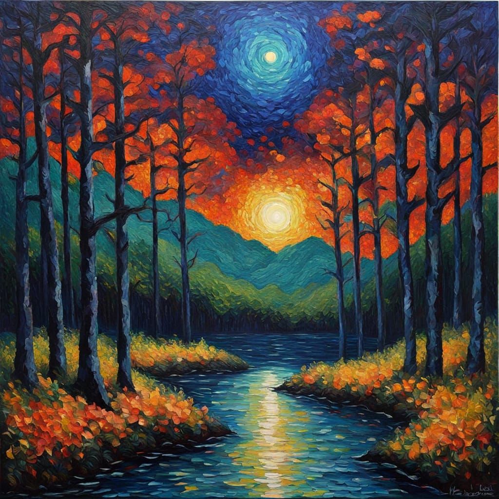 The Forest's Edge into the Abyss