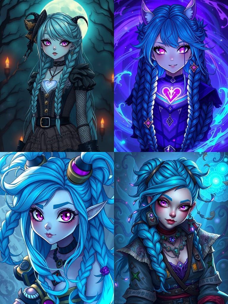 Whimsical Arcane Jinx in Bohemian Style