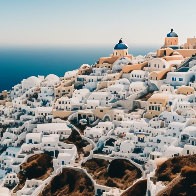 Santorini Island Professional Photography with Bokeh