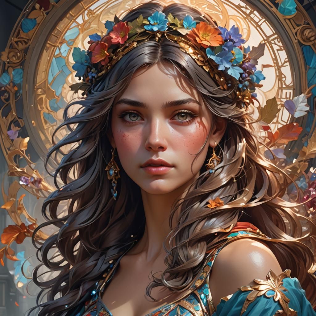 Hyperdetailed Portrait with Dynamic Lighting