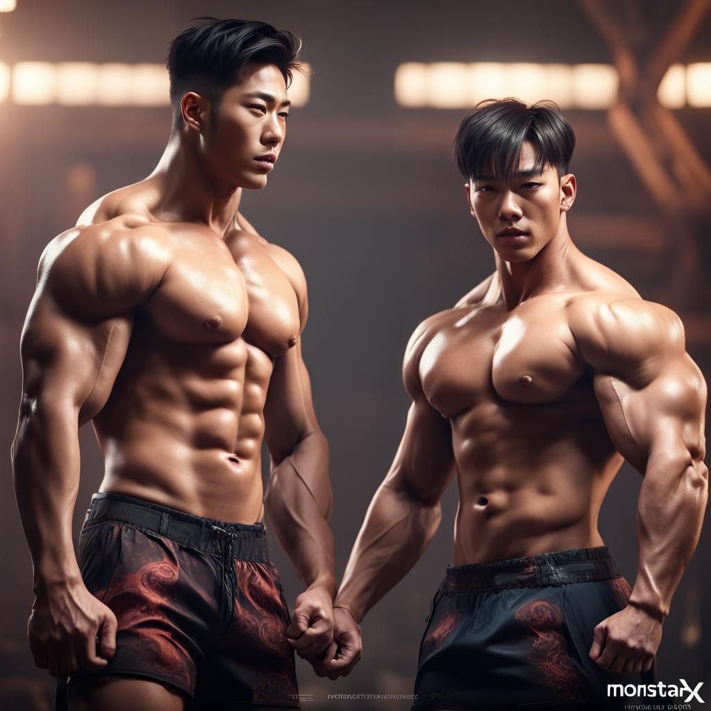 ShowNu as Bodybuilder: Detailed Fantasy Art