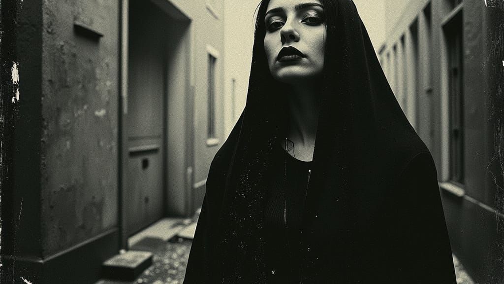 Cinematic Cubist Portraits in Dark, Moody Lighting