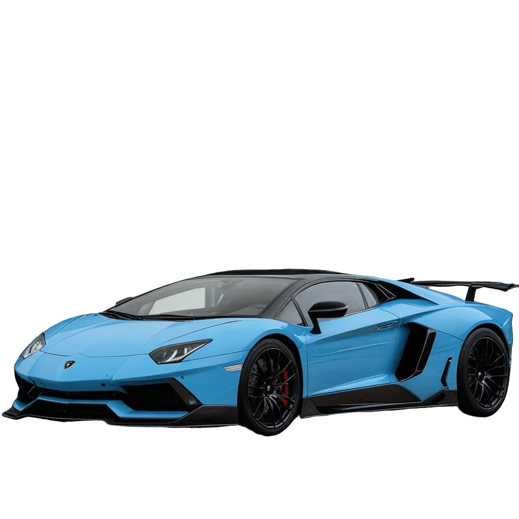 Lamborghini Aventador SVJ in Vibrant Blue Metallic