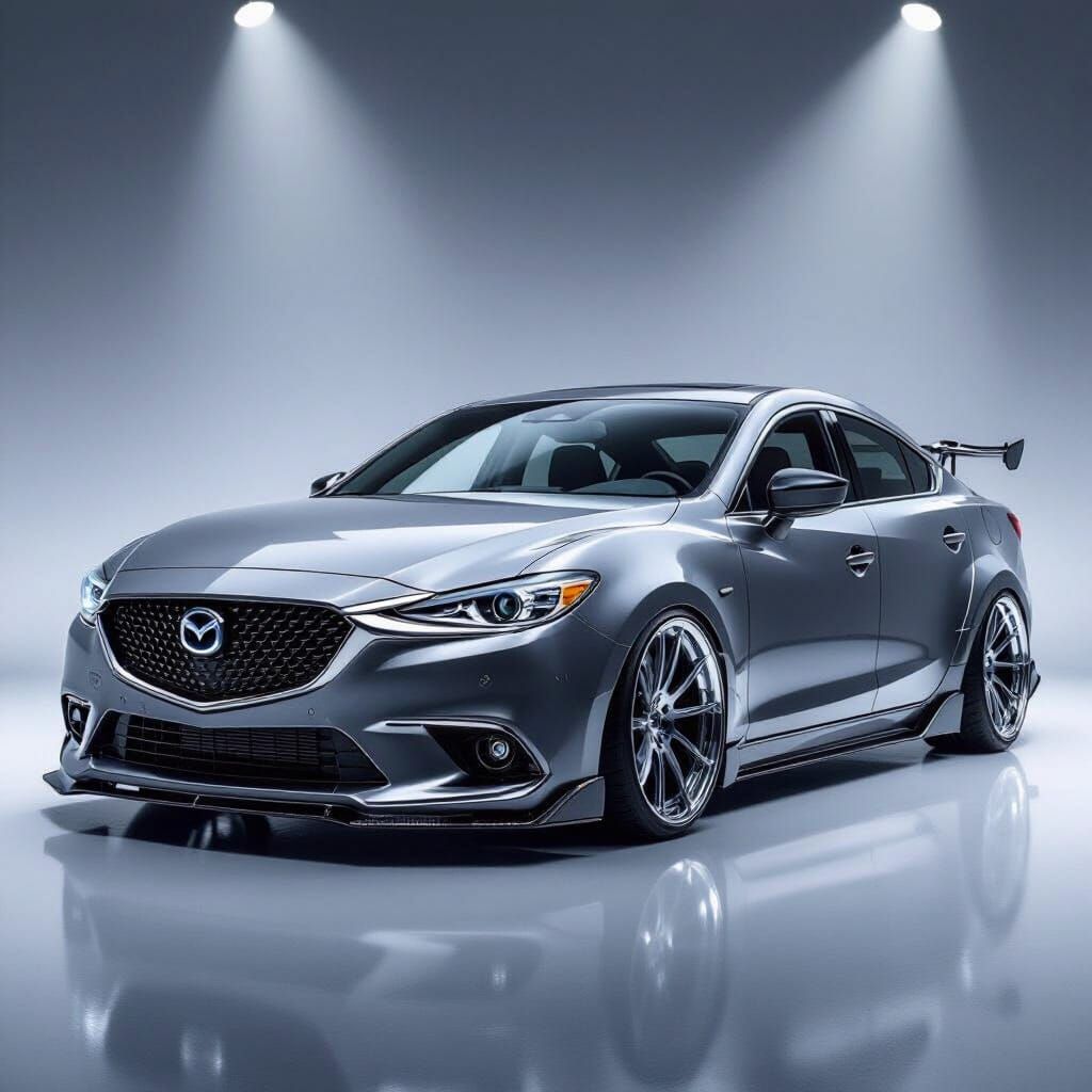 Custom Mazda 6 Premium in Hyperrealistic Studio