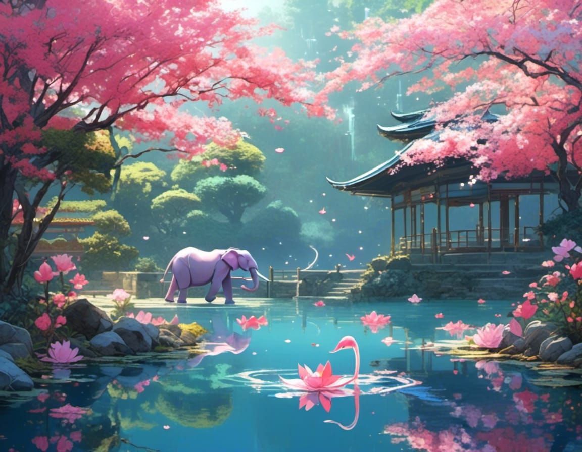 Japanese garden 🌸