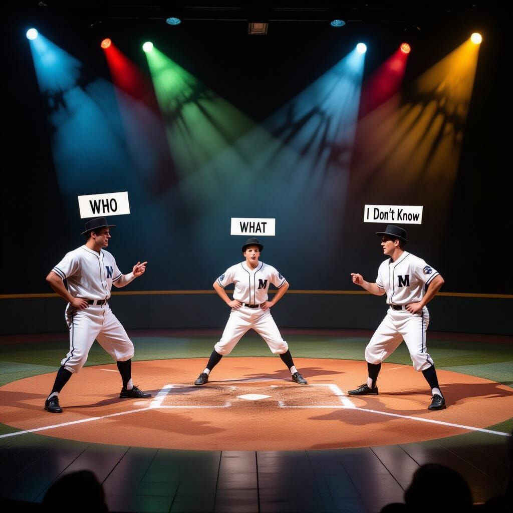 Vaudeville Stage Play Depicts Baseball Comedy